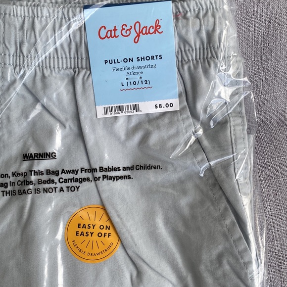 NWT Cat & jack pull on shorts  L 10/12 - Picture 4 of 7